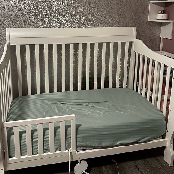 ZPECC Toddler Bedding Set - 4 Piece Soft Crib Bedding Set- Mint Green - Picture 12 of 12